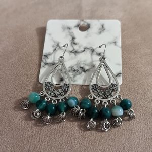 Moroccan Agate stone earrings